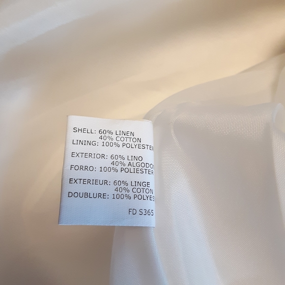 NWT LENA GABRIELLE LINEN BLEND SKIRT - Picture 9 of 10